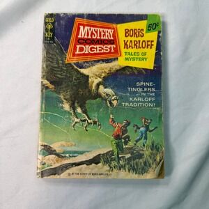 Mystery Comics Digest 17 Gold Key 1974 Boris Karloff Tales of Mystery Vintage